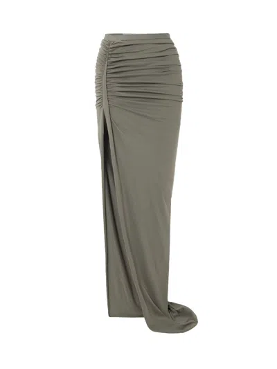 Rick Owens Women Asymmetrical Mini Skirt