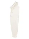 Rick Owens Athena Arrowhead Dress Dinge In Ivory