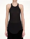 Rick Owens Women's Basic Rib Tank In Black