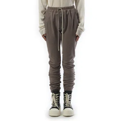 Rick Owens Bela Jersey Track Pants In Dust