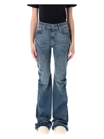 RICK OWENS WOMEN'S BIAS BOOTCUT JEAN