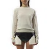 Rick Owens Women's Biker Level Sweater In Dinge
