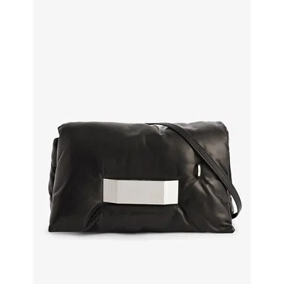 Rick Owens Womens Black Big Pillow Quilted Leather Bag