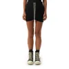 Rick Owens Woman Shorts & Bermuda Shorts Black Size 8 Cupro, Elastane In Black
