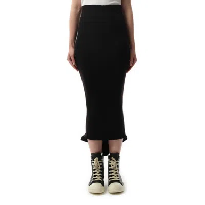 Rick Owens Women's Calf Dauphine Skirt In Black