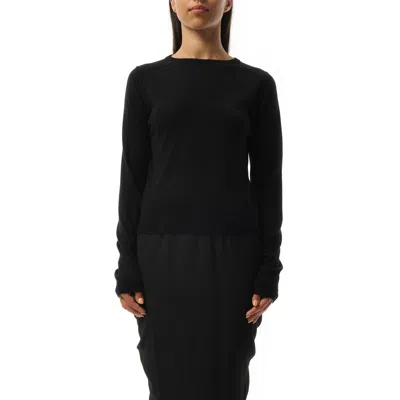 Rick Owens Women's Cashmere Biker Level Sweater In Black