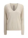 Rick Owens Cashmere Sweater In Neutral