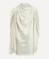 Rick Owens Women's Claudette Draped Charmeuse Top