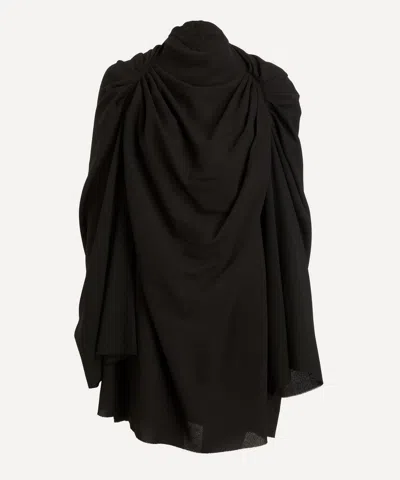 Rick Owens Women's Claudette Sable Mini Dress In Black