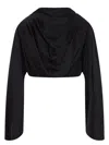 Rick Owens Draped Tech Fabric Top With Button Detail