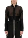 Rick Owens Women Cropped Jacket In Black