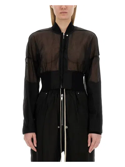 RICK OWENS WOMEN'S CROPPED JACKET