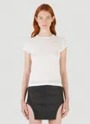 Rick Owens Women Cropped Level T-shirt In White