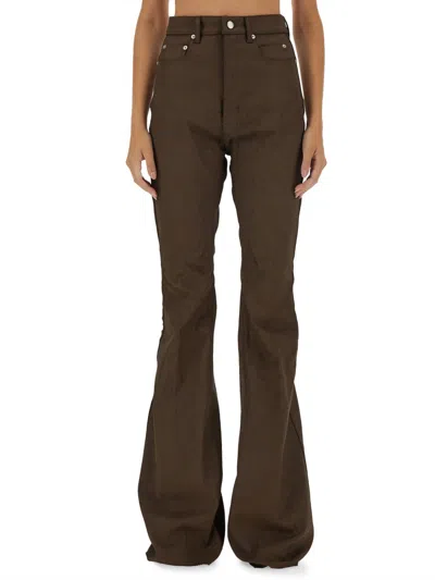 RICK OWENS WOMEN'S DENIM PANTS