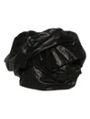 Rick Owens Strapless Ruched Leather Bustier Top In Black