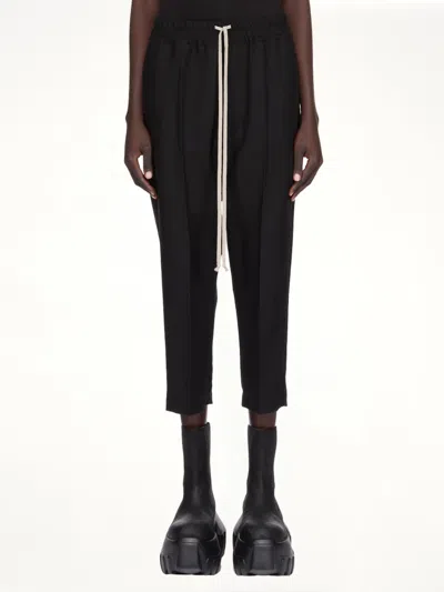 Rick Owens Women's Drawstring Astaires Cropped In Black
