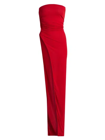 Rick Owens Women's Edfu Jersey Maxi Top In Red