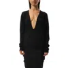 Rick Owens Black Extreme Sweater In Black