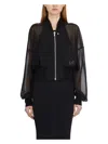 Rick Owens Organza Jacket Flight Jacket