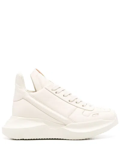 Rick Owens Women Geth Runner Leather Sneakers