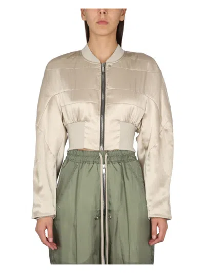 RICK OWENS WOMEN'S GIRDERED FLIGHT JACKET