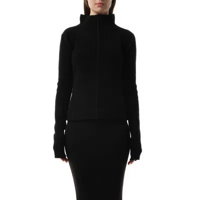 Rick Owens Women's Headon Double Lupetto Sweater In Black