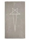 Rick Owens Grey Cotton Beach Towel