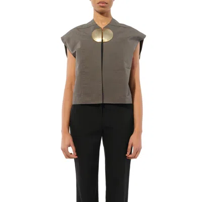 Rick Owens Women's Jacket In Darkdust