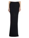 Rick Owens Lilies Jersey Maxi Skirt In Black