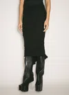 Rick Owens Women Knit Midi Skirt