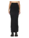 Rick Owens Chic Knit Skirt In Black