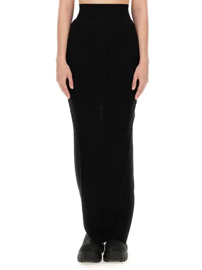 RICK OWENS WOMEN'S KNIT SKIRT