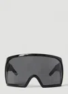 Rick Owens Women Kriester Mask Sunglasses In Gray