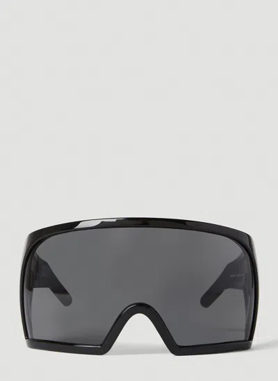 Rick Owens Women Kriester Mask Sunglasses In Gray