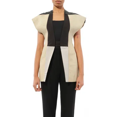 Rick Owens Women's Leather Jacket In Combo