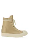 Rick Owens High-top Sneakers With Smooth Leather Upper And Chunky Sole