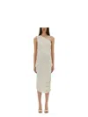 Rick Owens Amira Draped Jersey One-shoulder Dress