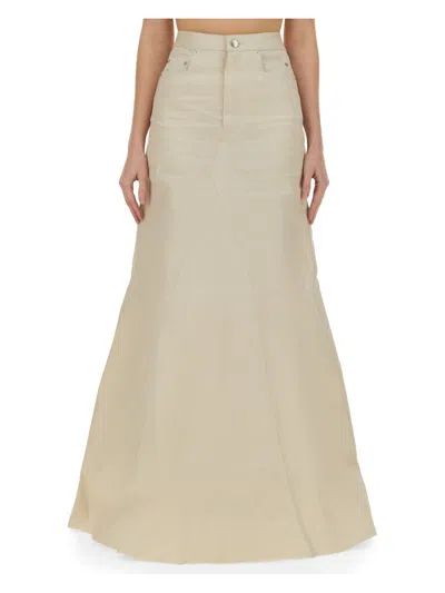 RICK OWENS WOMEN'S LONG SKIRT