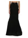 Rick Owens Long Skirt In Black
