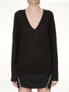 Rick Owens Woman Sweater Black Size S Virgin Wool In Black