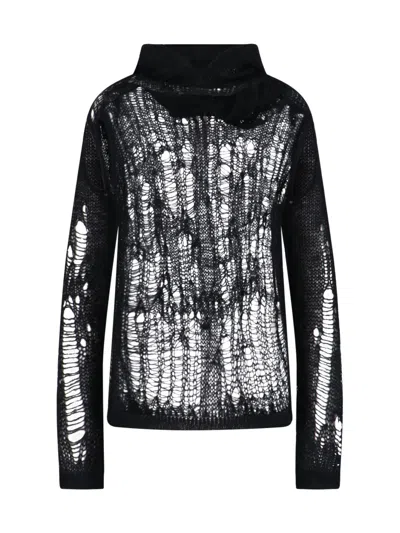 Rick Owens Women's Mohair Knit Sweater In Black