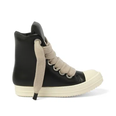 Rick Owens Women's Padded Jumbolaced Sneakers In Black/milk/milk