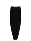 Rick Owens Women Soft Pillar Wool Long Skirt