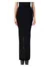 Rick Owens Pillar Maxi Skirt In Black