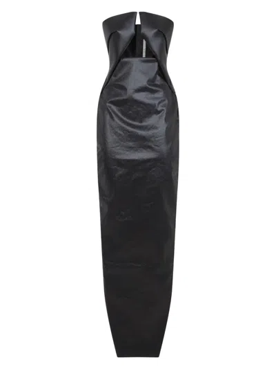 RICK OWENS WOMEN'S PRONG GOWN LONG DRESS