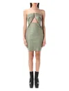 Rick Owens Mini Dress In Celadon