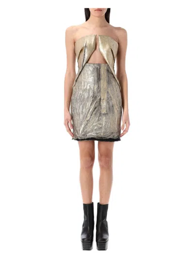 RICK OWENS WOMEN'S PRONG MINI DRESS