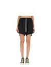 Rick Owens Bermuda Shorts With Elastic Waistband And Side Slits
