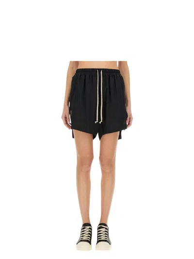 RICK OWENS WOMEN'S RELAXED FIT BERMUDA SHORTS