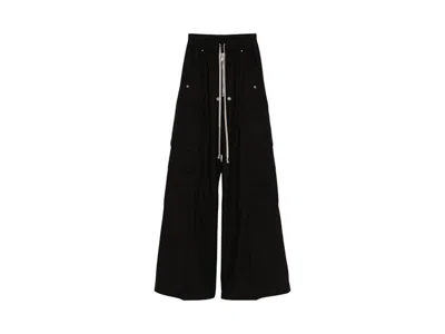 Pre-owned Rick Owens Women's  Cotton Cargobelas In Black